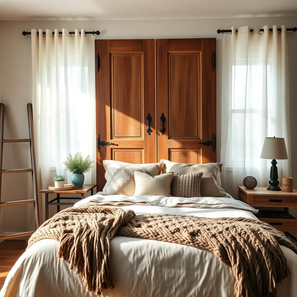 Reimagine Headboards with Antique Doors