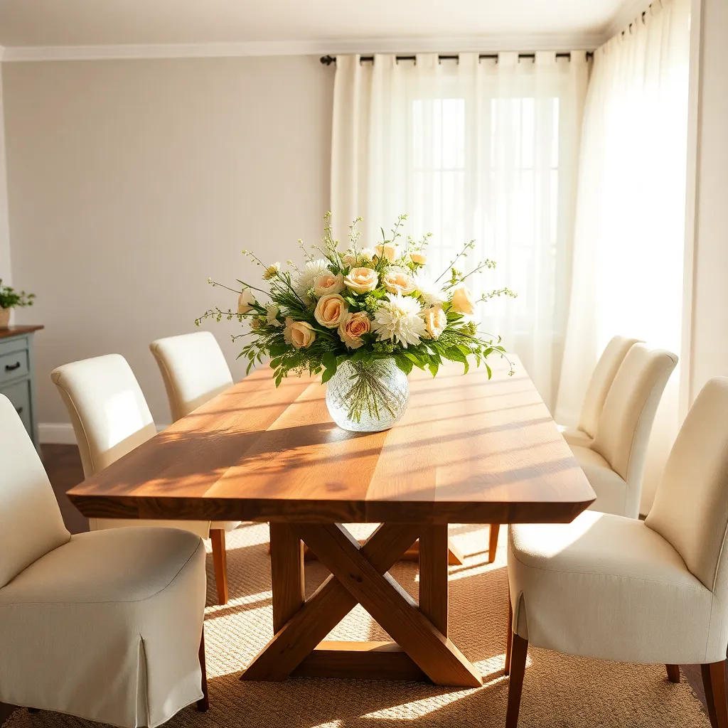 Incorporate Seasonal Floral Arrangements
