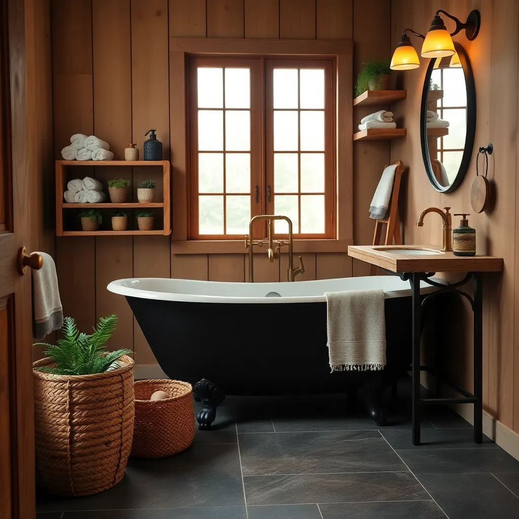 Choosing Rustic Bathroom Materials
