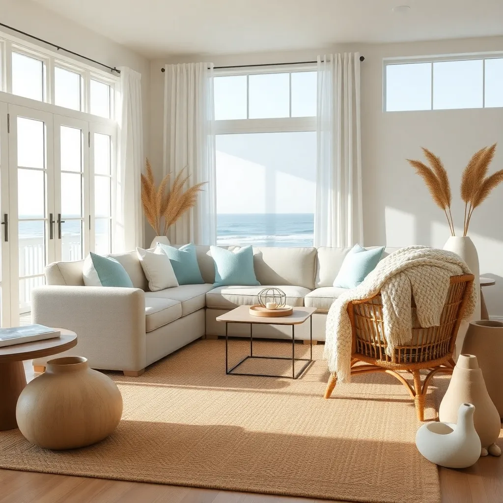 Layering Textures for Coastal Comfort