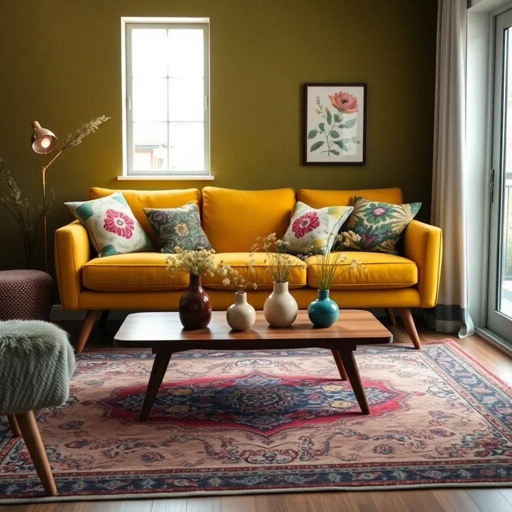 Incorporating Retro Textiles and Patterns