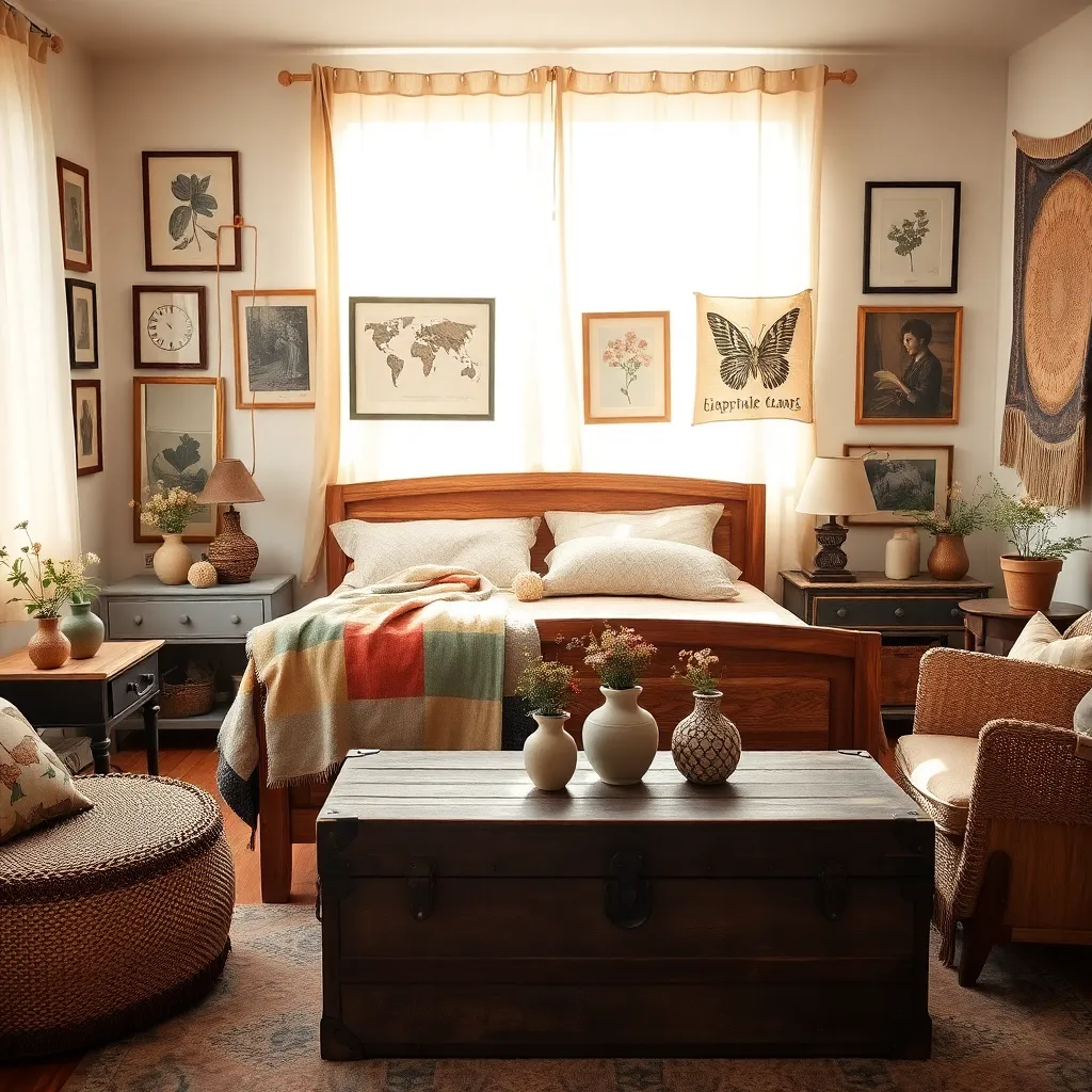 Use Vintage or Handmade Decor