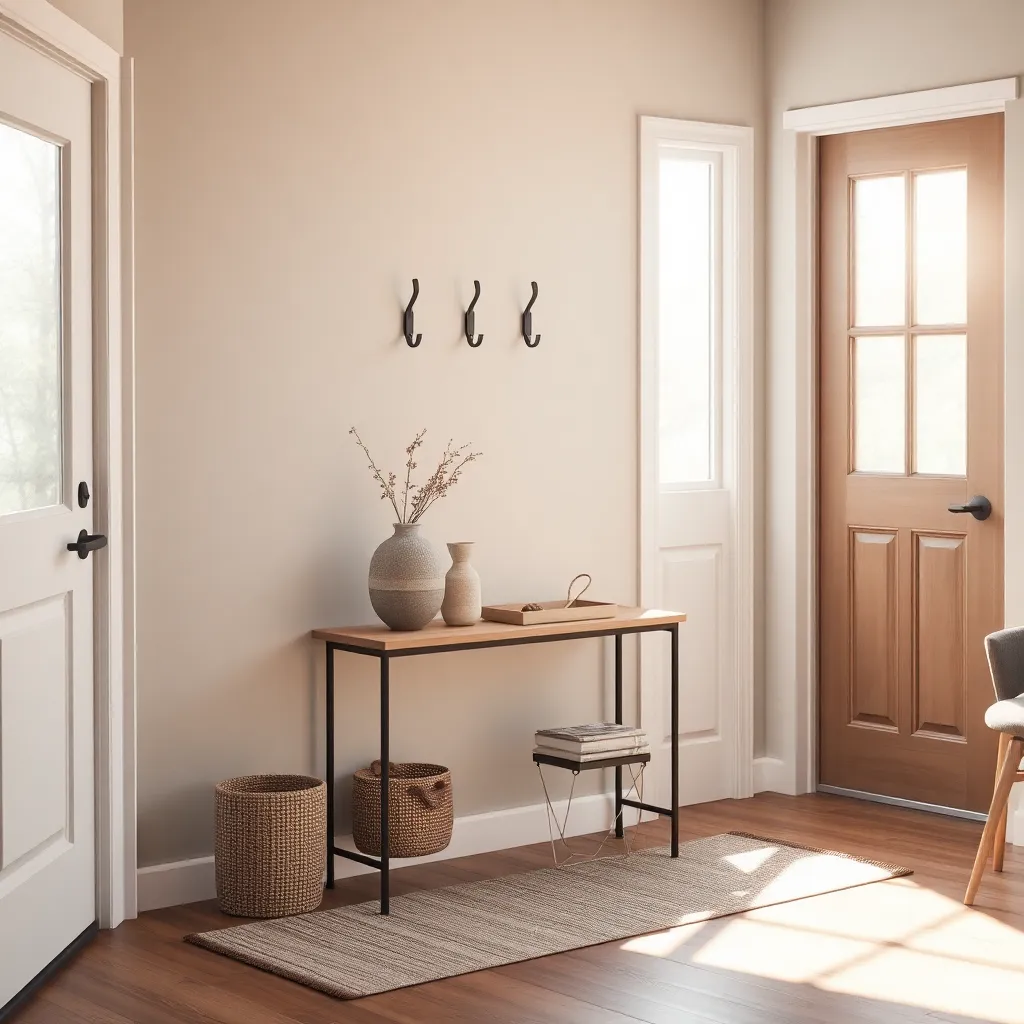 Install Wall-Mounted Hooks