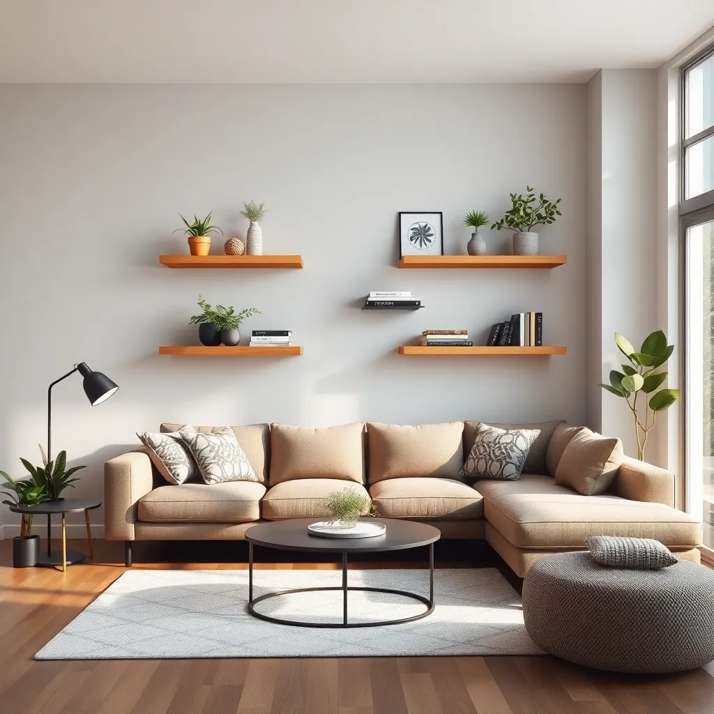 Maximizing Space with Floating Shelves
