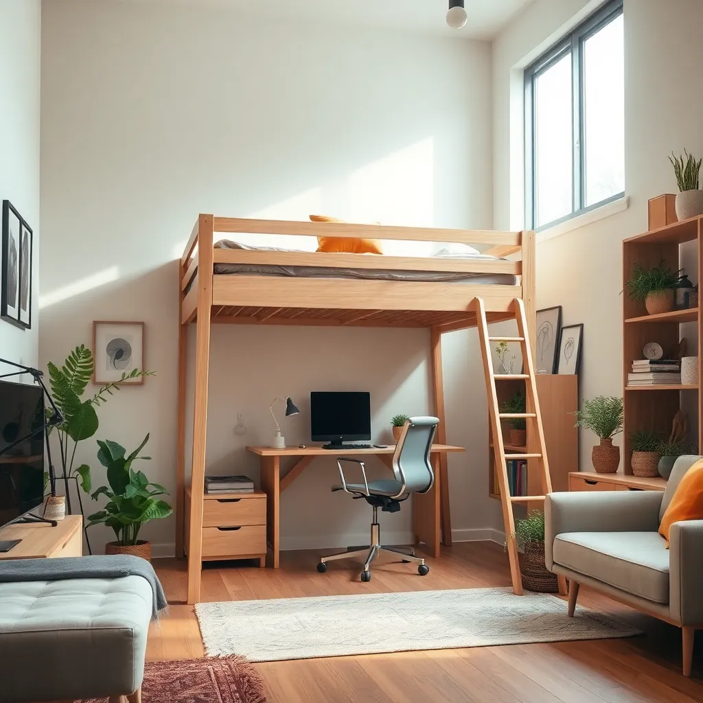 Maximize Space with Loft Beds