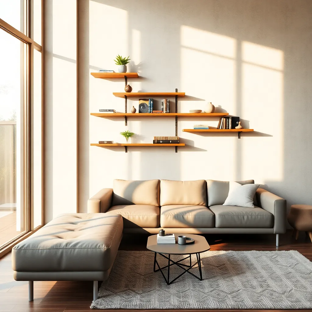 Innovative Floating Shelf Configurations